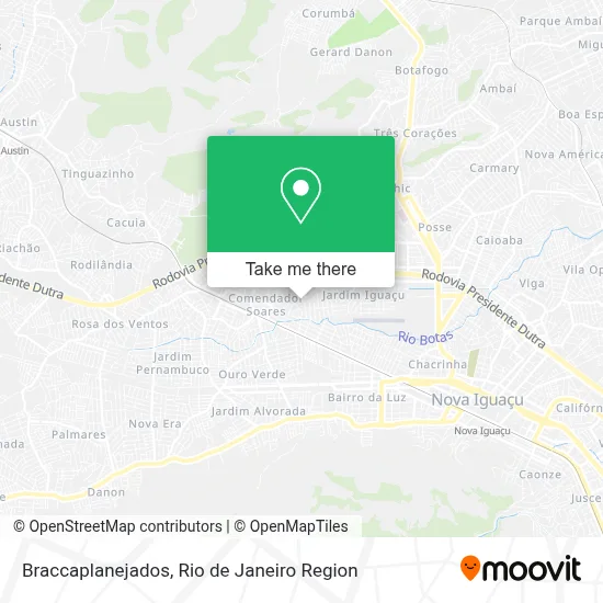 Braccaplanejados map