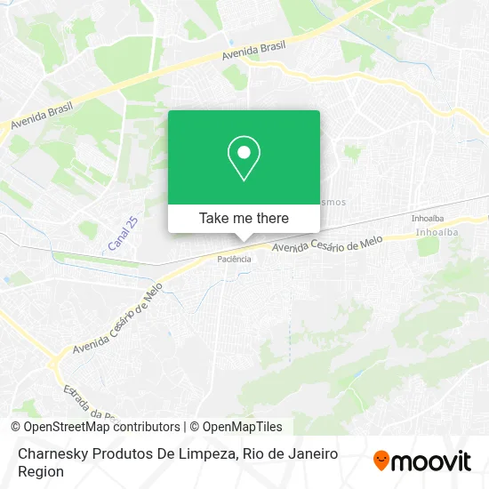 Charnesky Produtos De Limpeza map