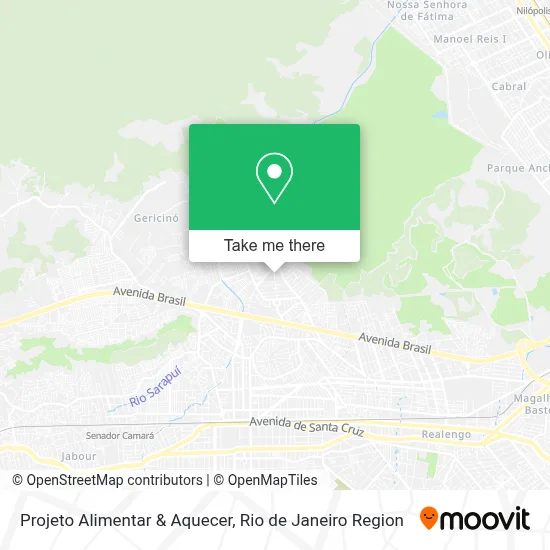 Projeto Alimentar & Aquecer map