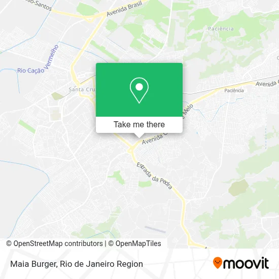Maia Burger map