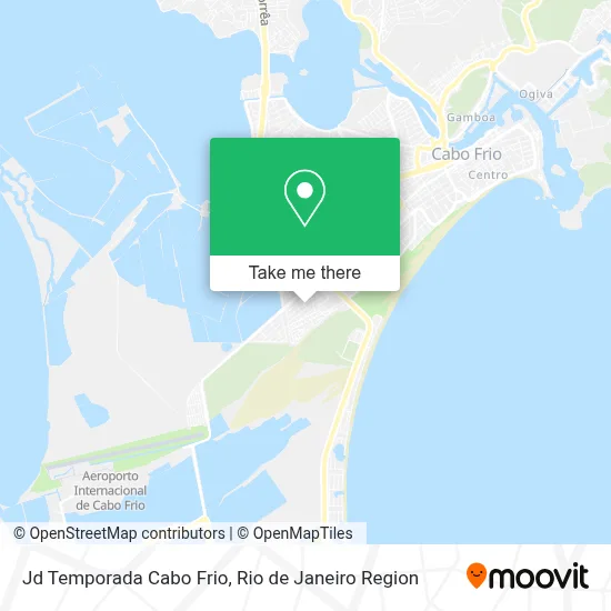 Jd Temporada Cabo Frio map