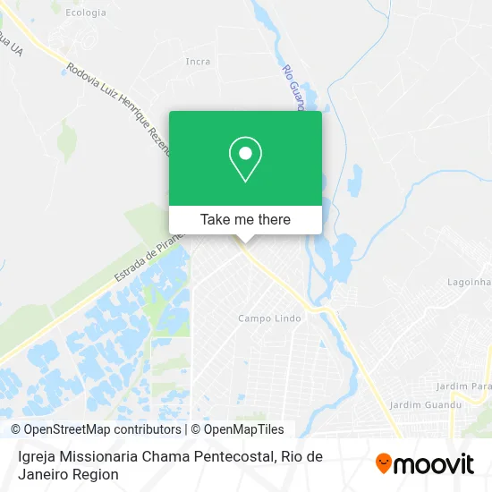 Igreja Missionaria Chama Pentecostal map