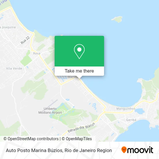 Auto Posto Marina Búzios map