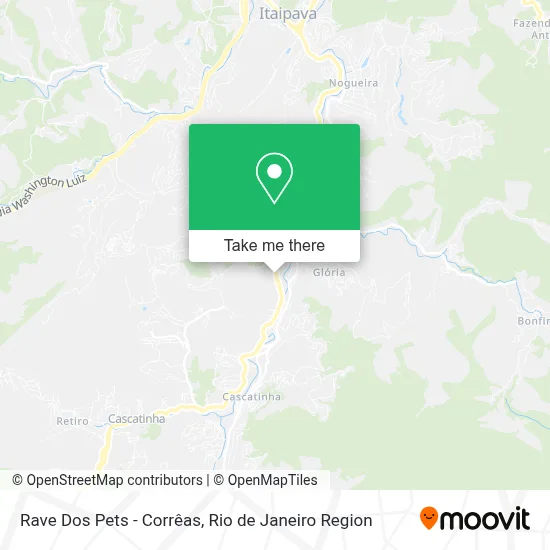 Rave Dos Pets - Corrêas map