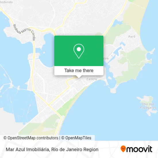 Mar Azul Imobiliária map