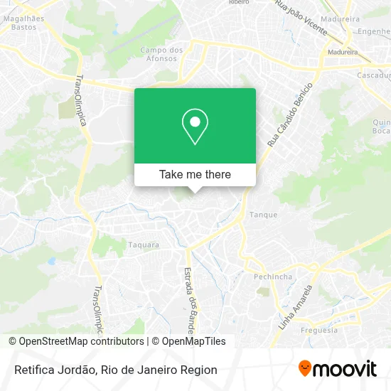 Retifica Jordão map