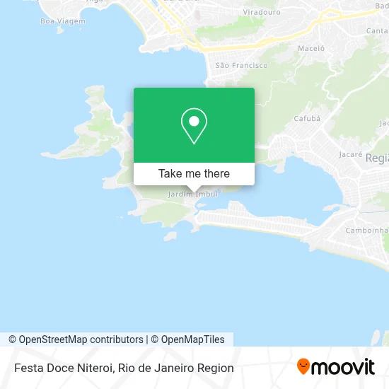 Festa Doce Niteroi map