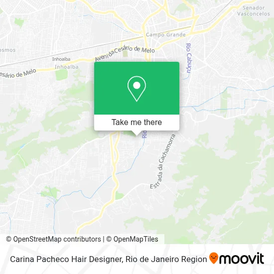 Carina Pacheco Hair Designer map