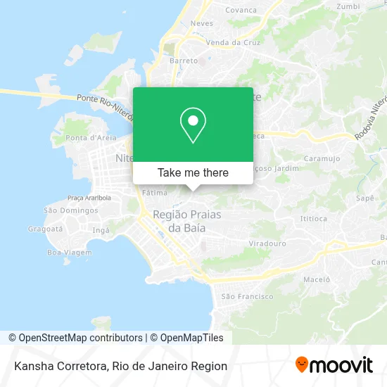 Kansha Corretora map