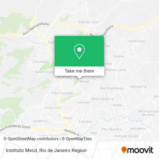 Instituto Mvcd map