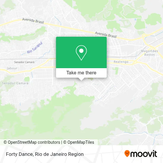 Forty Dance map