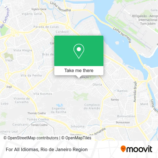 For All Idiomas map