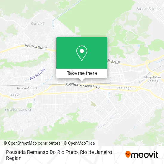 Pousada Remanso Do Rio Preto map
