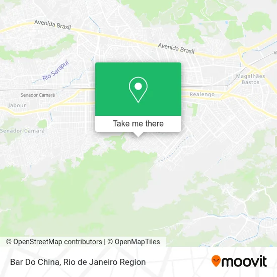 Bar Do China map