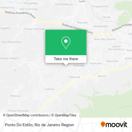 Ponto Do Estilo map