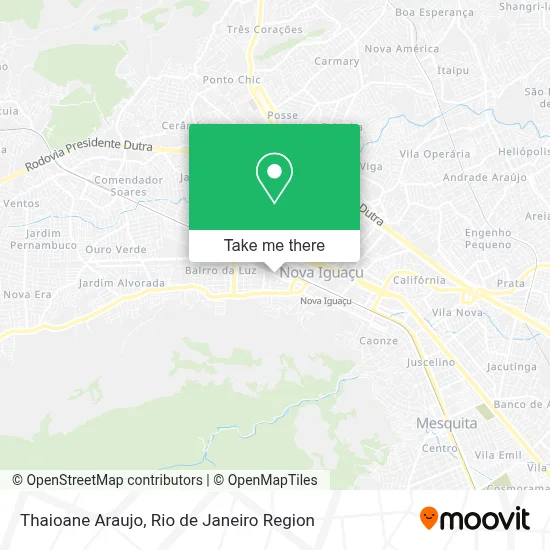 Thaioane Araujo map