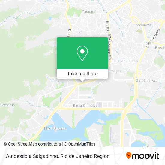 Autoescola Salgadinho map