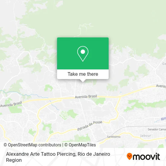 Alexandre Arte Tattoo Piercing map