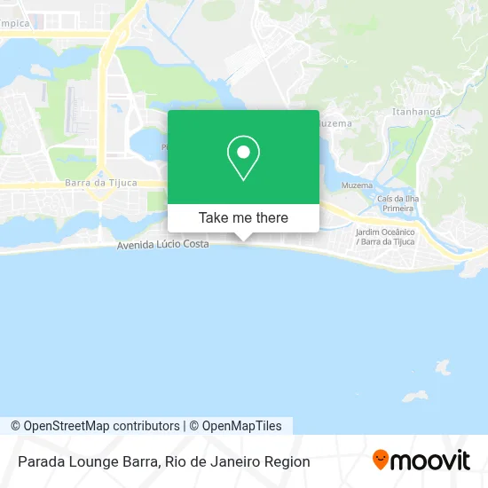 Parada Lounge Barra map