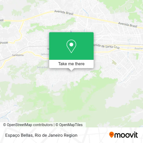 Espaço Bellas map