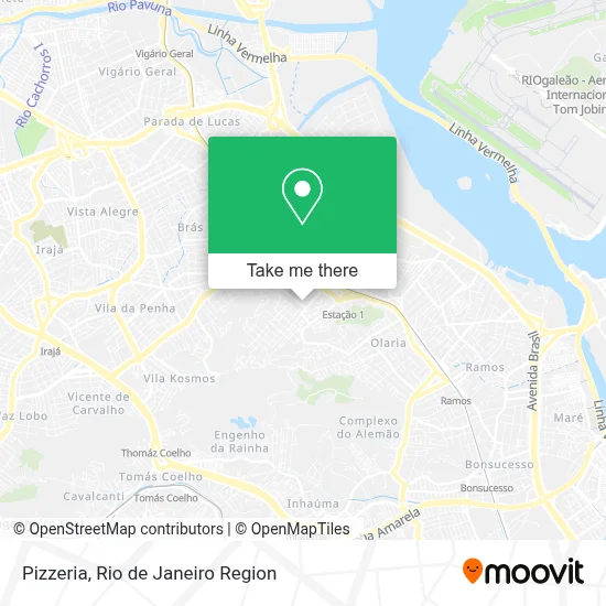 Pizzaria map