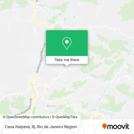 Casa Itaipava, Rj map