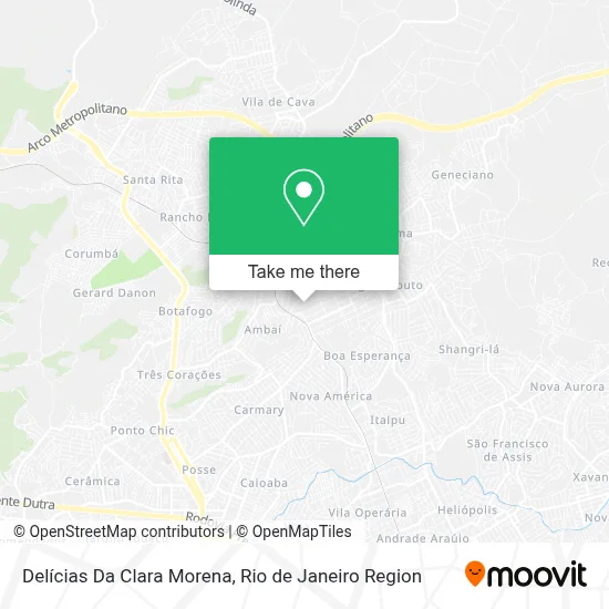 Delícias Da Clara Morena map