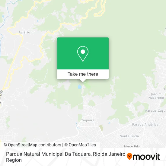Parque Natural Municipal Da Taquara map