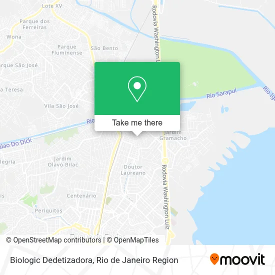 Biologic Dedetizadora map