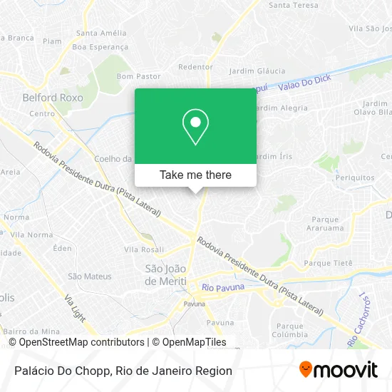 Palácio Do Chopp map