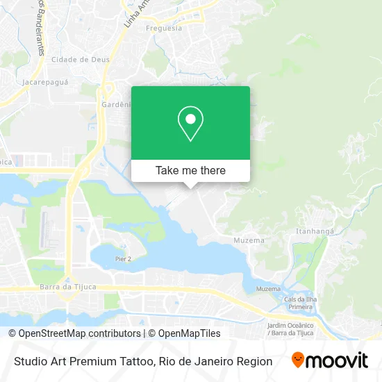 Studio Art Premium Tattoo map