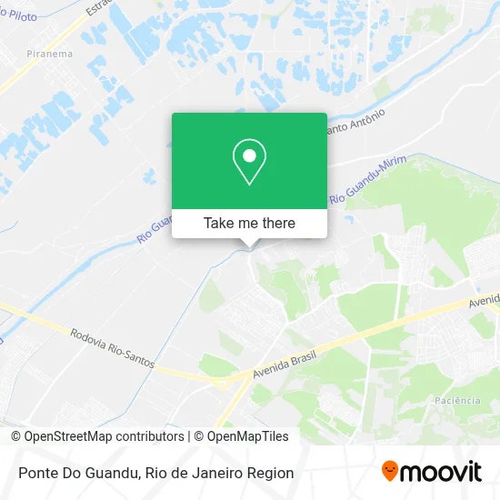 Ponte Do Guandu map
