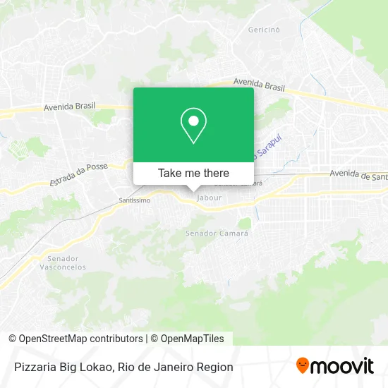 Pizzaria Big Lokao map