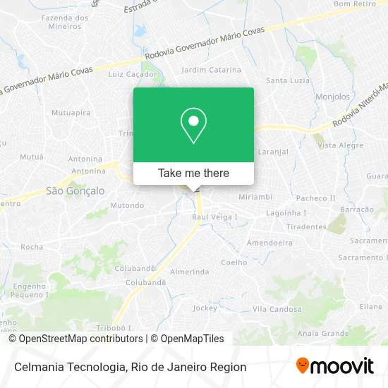 Celmania Tecnologia map