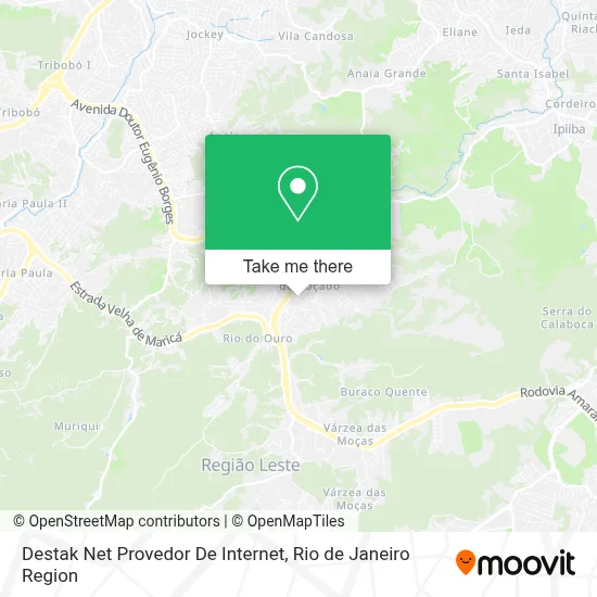 Destak Net Provedor De Internet map