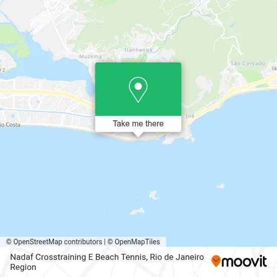 Nadaf Crosstraining E Beach Tennis map