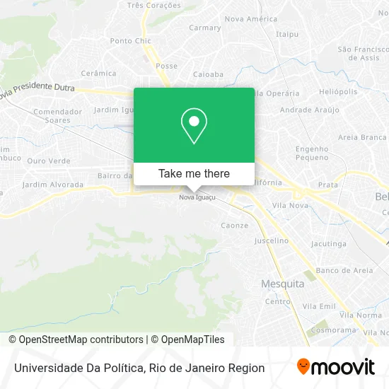 Universidade Da Política map