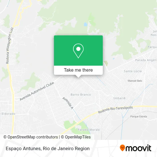 Espaço Antunes map