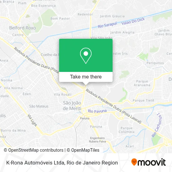 K-Rona Automóveis Ltda map