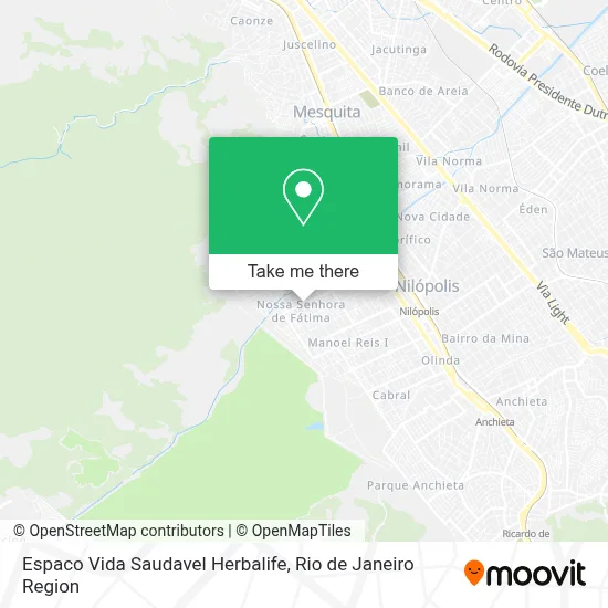 Espaco Vida Saudavel Herbalife map