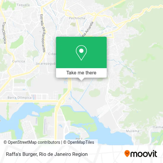 Raffa's Burger map