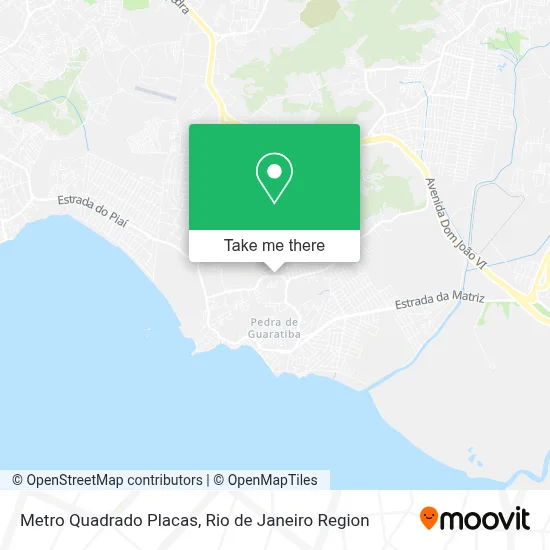Metro Quadrado Placas map