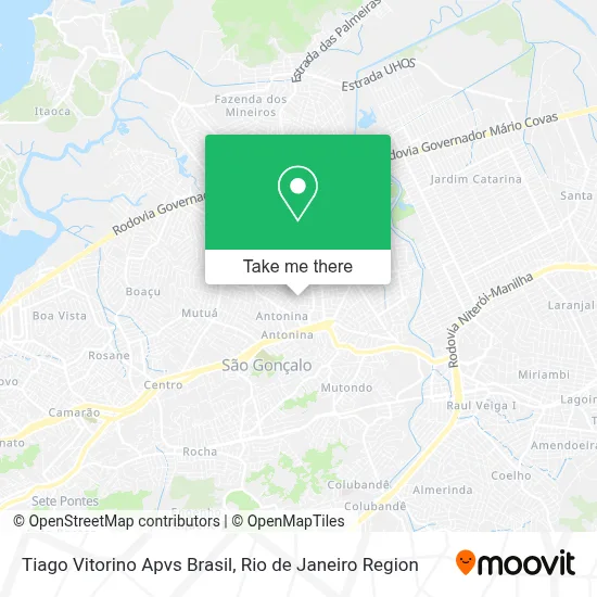 Tiago Vitorino Apvs Brasil map