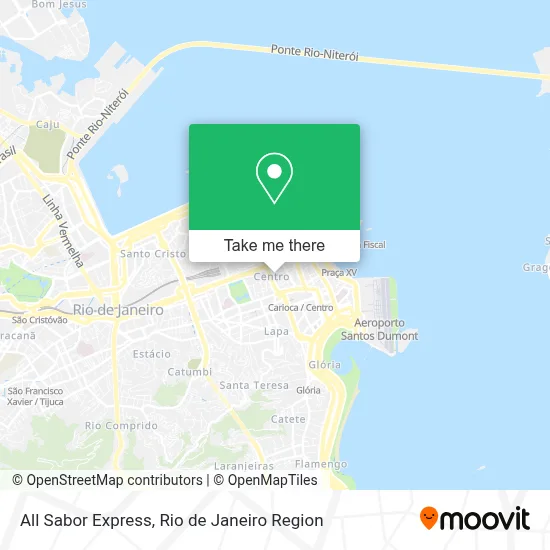 All Sabor Express map