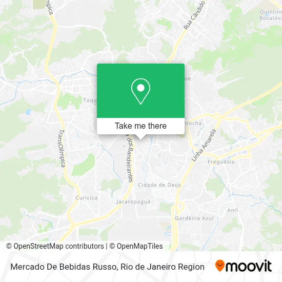 Mercado De Bebidas Russo map