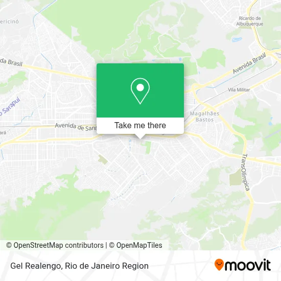 Gel Realengo map