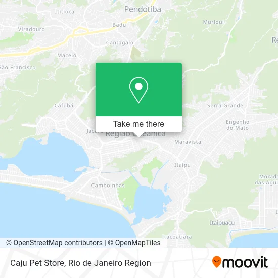 Caju Pet Store map