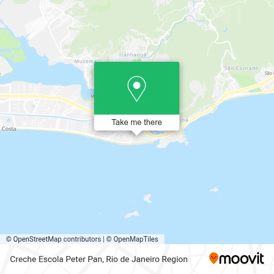 Creche Escola Peter Pan map