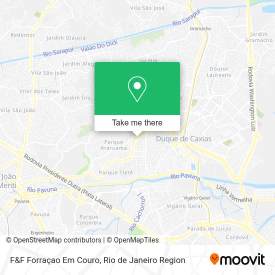 F&F Forraçao Em Couro map