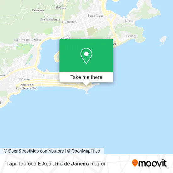 Tapí Tapioca E Açaí map